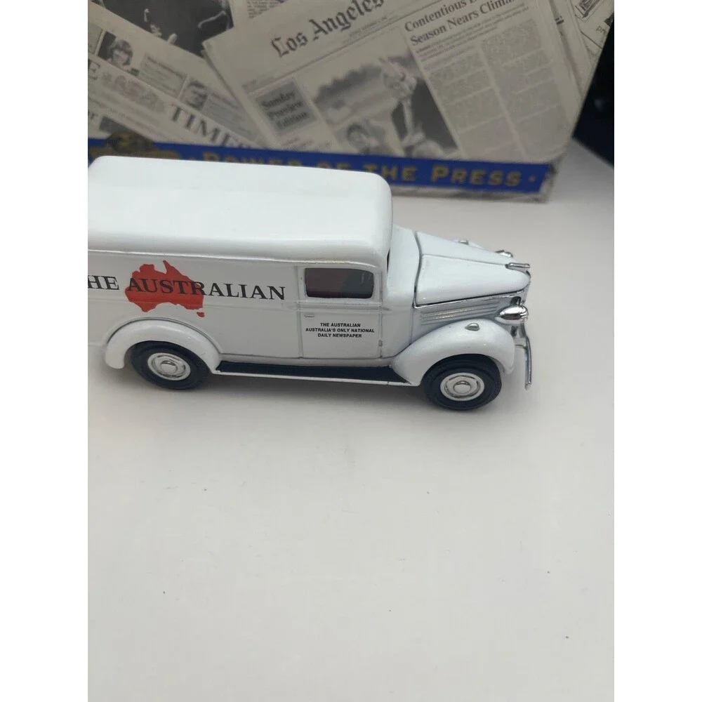 Matchbox Collectibles Australian Newspaper Van Diecast w/ Box 4.5